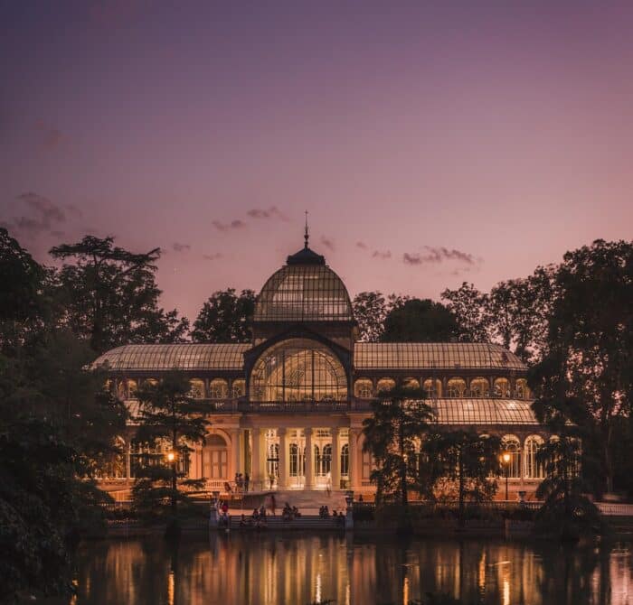 Palacio de cristal en madrid